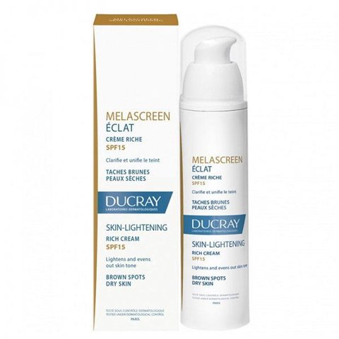 Ducray Melascreen skin lightening SPF15 - Kem sáng da, giảm tăng sắc tố da cho da nám