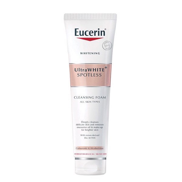 Eucerin Sensitive Skin White Therapy Clinical Gentle Gentle Cleansing Foam - Sữa rửa mặt sáng da