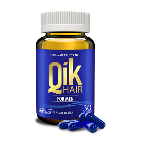 Qik Hair For Men- Viên uống hỗ trợ mọc tóc cho nam
