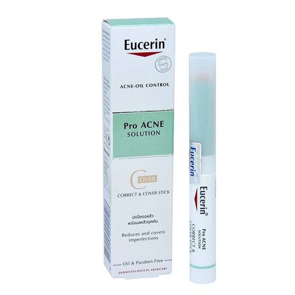 Eucerin Acne- Oil Control Proacne Solution Correct & Cover Stick- Kem che khuyết điểm