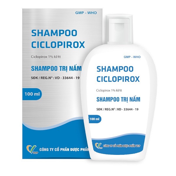 Dầu gội trị nấm da đầu Shampoo Ciclopirox