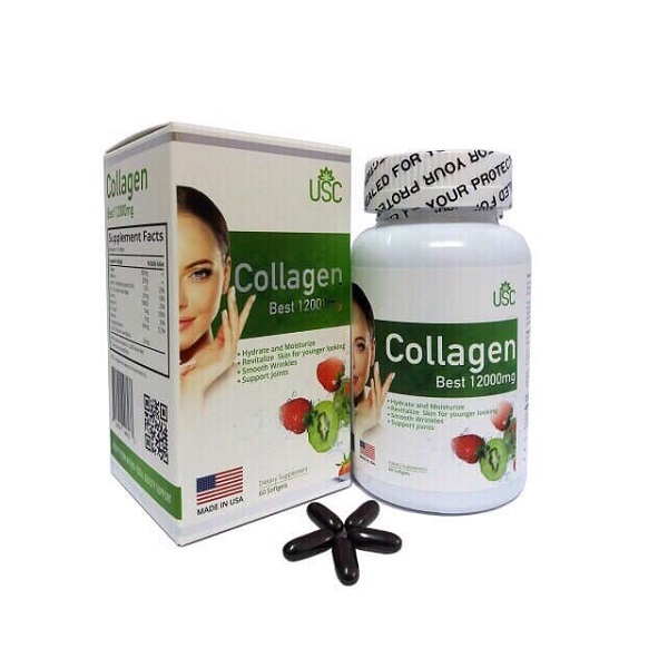 USC Collagen Best 12000mg- Viên uống hạn chế lão hóa da