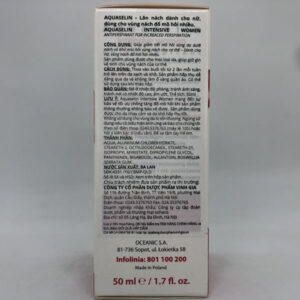 Aquaselin Intensive Women- Lăn nách khử mùi