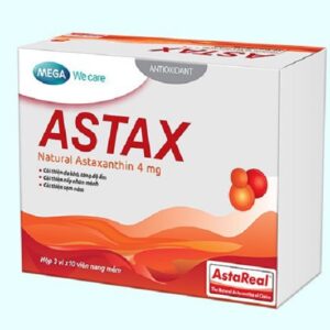 Astax - Viên uống cải thiện nếp nhăn Natural Astaxanthin 4mg