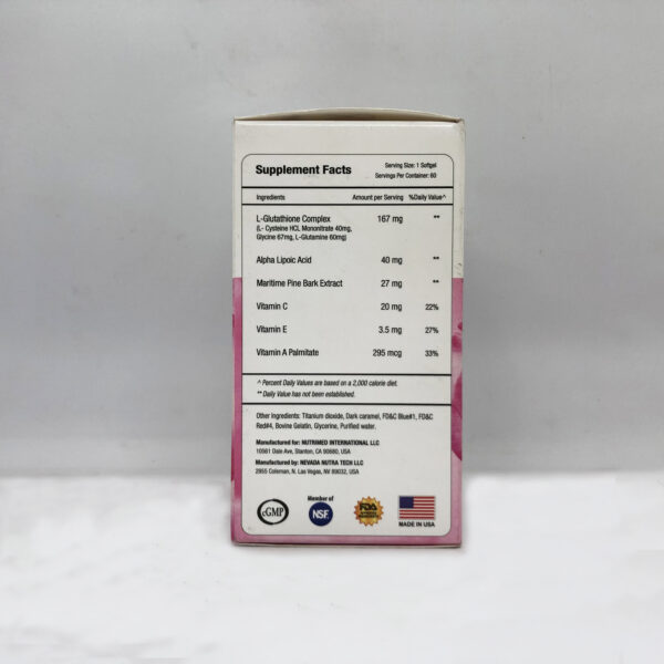 Nutrimed Glamour Whitening- Viên uống trắng da