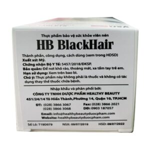 Healthy Beauty HB BlackHair- Viên uống chống bạc tóc, rụng tóc