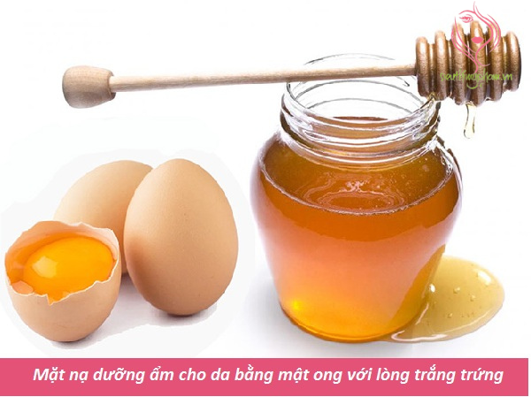 Mặt nạ dưỡng ẩm cho da bằng mật ong với lòng trắng trứng Mặt nạ dưỡng ẩm cho da bằng mật ong với lòng trắng trứng