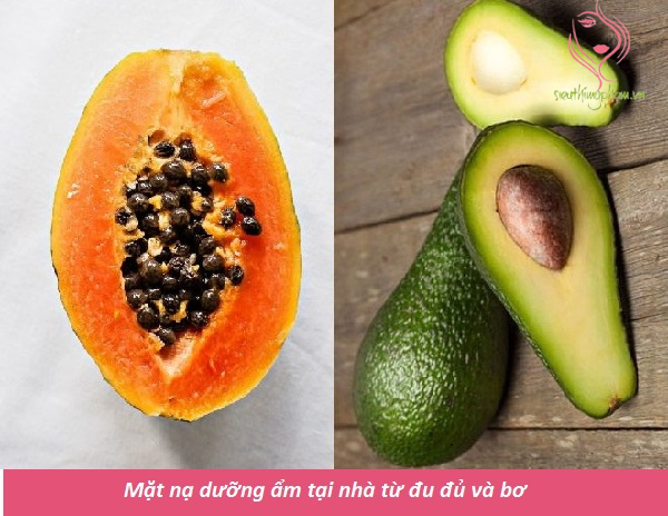 Mặt nạ dưỡng ẩm tại nhà từ đu đủ và bơ Mặt nạ dưỡng ẩm tại nhà từ đu đủ và bơ