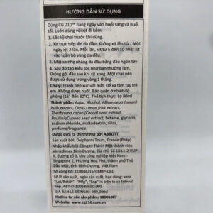 CG 210 Men- Tinh chất ngăn rụng tóc dành cho nam