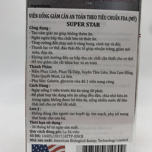 Super Star- Viên giảm cân