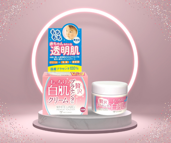 Kem Placenta White Label Premium dưỡng ẩm trắng da và cấp ẩm (Hũ 60g)