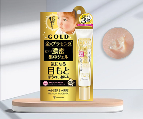 Kem White Label Premium Placenta Rich Gold Gel Miccosmo chăm sóc chuyên sâu vùng mắt, dành cho người thường xuyên sử dụng máy tính (Tuýp 30g)