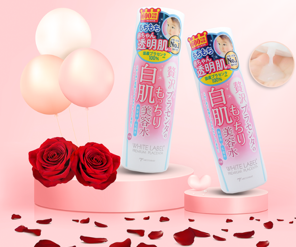 Lotion White Label Premium Placenta Essence se khít lỗ chân lông, dưỡng trắng da (Chai 180ml)
