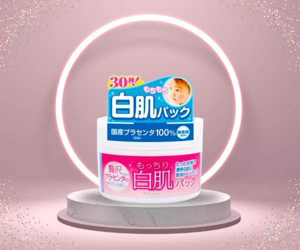 Mặt nạ White Label Premium Placenta Pack ủ sáng da, se khít lỗ chân lông và cấp ẩm (Hủ 130g)