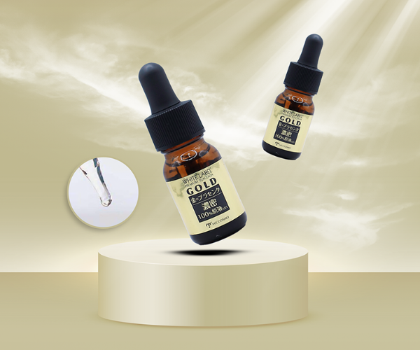 Serum White Label Premium Placenta Gold Essence chống lão hóa và dưỡng trắng da (Chai 10ml)