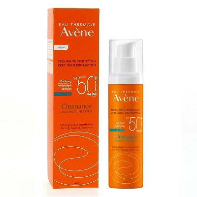 Avene Cleanance Solaire Sunscreen SPF50 - Kem chống nắng cho da nhờn, mụn