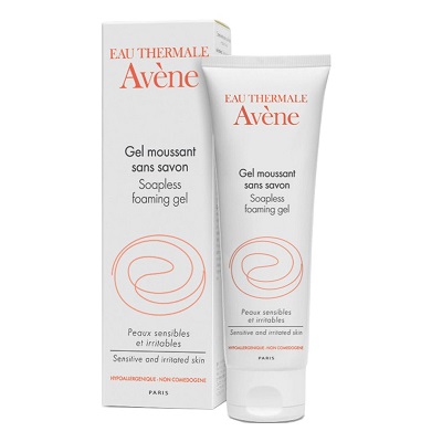 Avene Soapless Foaming Gel - Gel rửa mặt dành cho da nhạy cảm