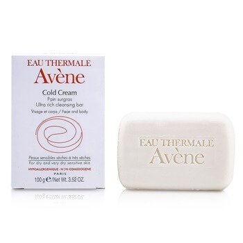 Avene Cold Cream Ultra Rich Cleansing Bar - Xà phòng bánh dùng rửa mặt và tắm cho da khô đến rất khô 
