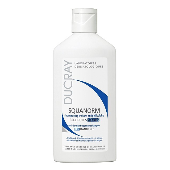 Ducray Squanorm Shampoo Dry Dandruff - Dầu gội trị gàu khô
