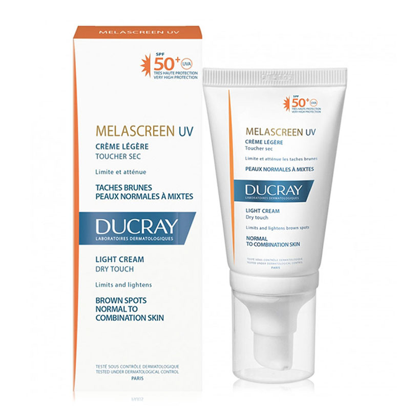 Ducray Melascreen Sun Cream SPF 50+ UVA - Kem chống nắng, hạn chế và làm giảm tăng sắc tố da do nắng
