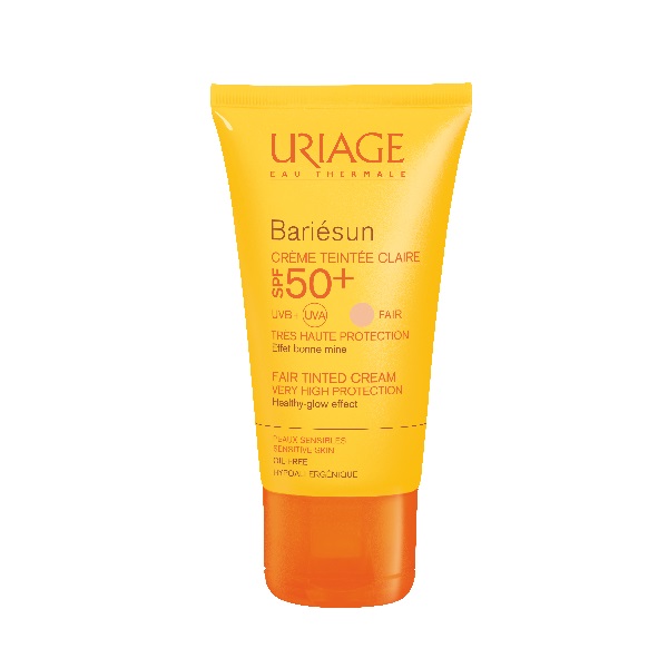 Uriage Bariesun Creme Teintee Claire SPF50+ - Kem chống nắng có màu cho da nhạy cảm