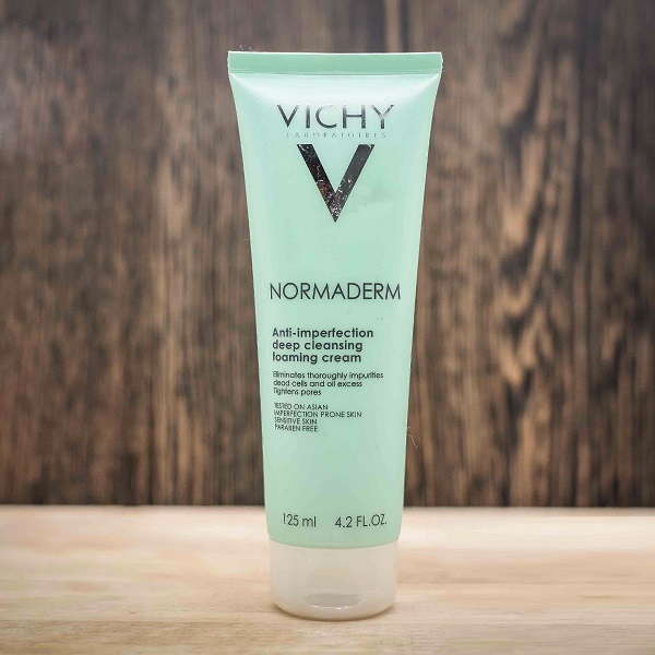 Review Sữa rửa mặt Vichy Normaderm Anti-imperfection Deep Cleansing Foaming Cream