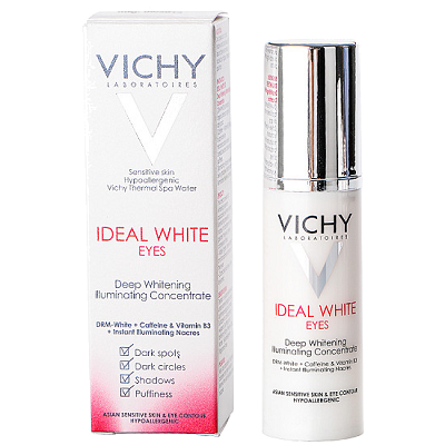 Vichy Ideal white Eyes Deep Whitening Illuminating Concentrate - Kem dưỡng làm sáng da vùng mắt