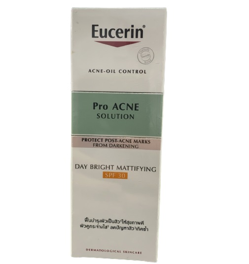 Eucerin Pro ACNE Solution Day Mat Whitening SPF30 - Kem dưỡng giảm mụn, làm sáng da