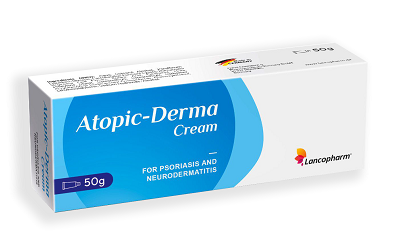 Lancopharm Atopic Derma Cream - Kem cho người bị vảy nến, á sừng, viêm da