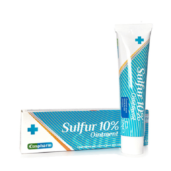 Cospharm Crevil Sulfur Ointment 10% - Kem đặc trị mụn