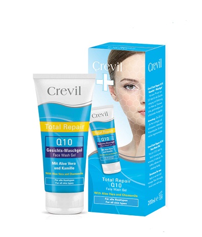 Crevil Face Wash Gel Q10 - Gel rửa mặt dưỡng da, ngừa mụn