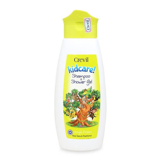 Crevil Kidcare Shampoo & Shower Gel - Gel tắm, gội cao cấp 2 trong 1 cho trẻ em
