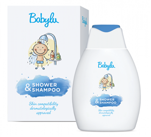 Babylu Shower & Shampoo - Gel tắm gội 2 trong 1 cho bé
