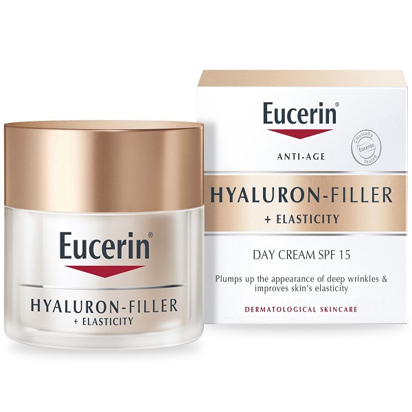 Eucerin Hyaluron Filler + Elasticity Day SPF15 - Kem dưỡng ban ngày chống lão hóa