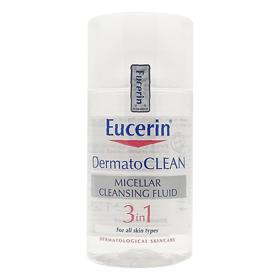 Eucerin DermatoClean 3 in 1 Micellar Cleansing Fluid - Nước tẩy trang cho mọi loại da