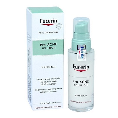 Eucerin Acne Oil Control ProAcne Solution Super Serum - Tinh chất dưỡng làm giảm mụn
