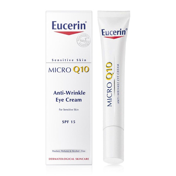 Eucerin Micro Q10 Anti-Wrinkle Eye Cream SPF15 - Kem dưỡng ngăn ngừa nếp nhăn vùng mắt
