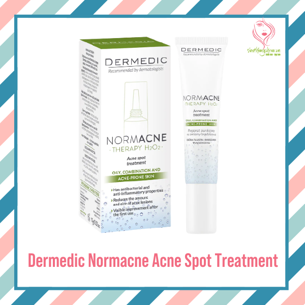 Dermedic Normacne Acne Spot Treatment giúp kháng khuẩn, kháng viêm, giảm mụn