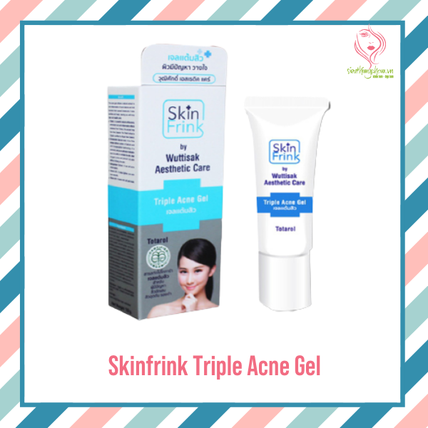 Skinfrink Triple Acne Gel chống viêm, giảm mụn và làm dịu da