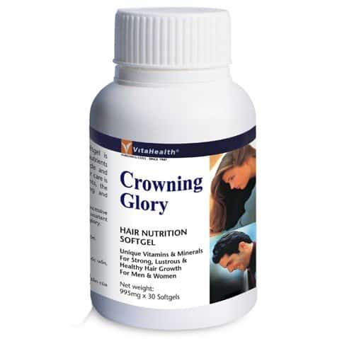 VitaHealth Crowning Glory- Viên uống dưỡng tóc chắc khỏe