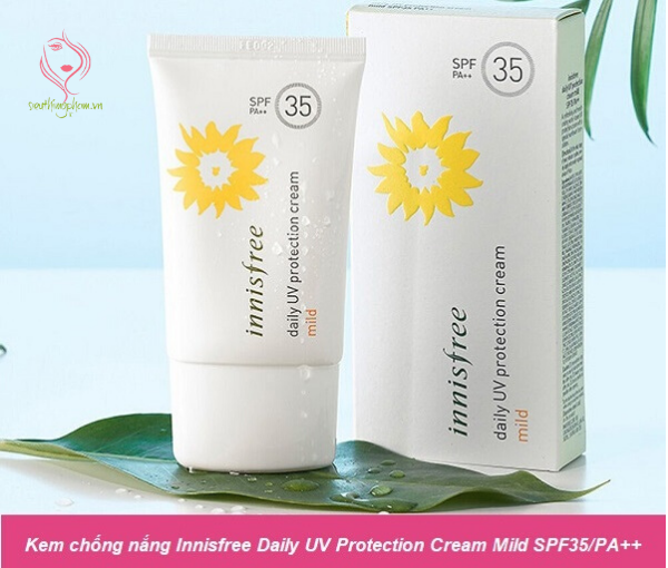 Kem chống nắng Innisfree Daily UV Protection Cream Mild SPF35/PA++ Kem chống nắng Innisfree Daily UV Protection Cream Mild SPF35/PA++