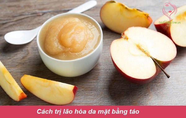 Cách trị lão hóa da mặt bằng táo Cách trị lão hóa da mặt bằng táo