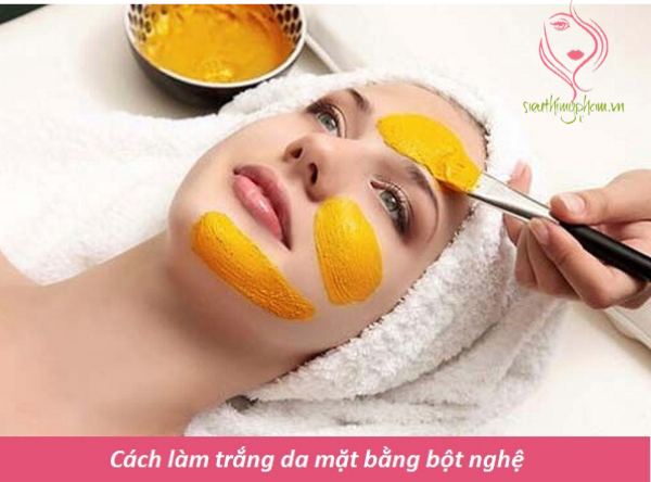 Cách làm trắng da mặt bằng bột nghệ Cách làm trắng da mặt bằng bột nghệ