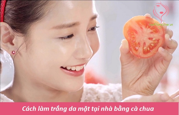 Cách làm trắng da mặt tại nhà bằng cà chua Cách làm trắng da mặt tại nhà bằng cà chua