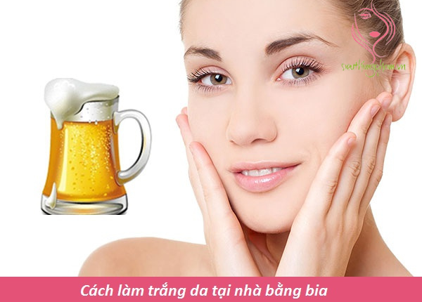 Cách làm trắng da tại nhà bằng bia Cách làm trắng da tại nhà bằng bia