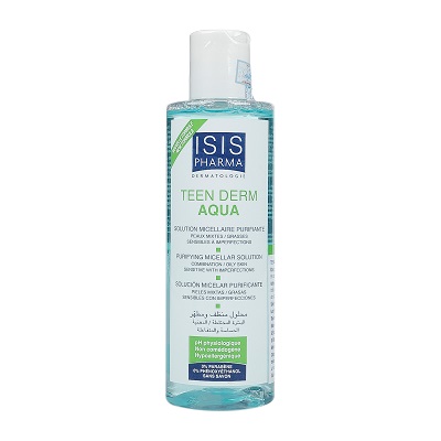 Isis Pharma Teen Derm Aqua - Nước hoa hồng dành cho da mụn và da nhạy cảm 