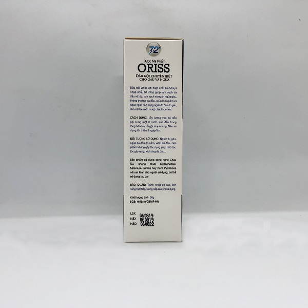 ORISS - Dầu gội chuyên biệt cho gàu và ngứa