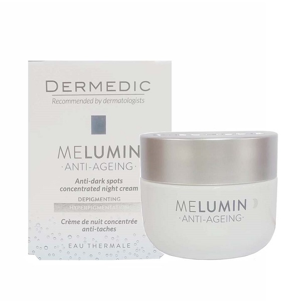 Kem sáng da ban đêm Dermedic Melumin Depigmenting Anti- Dark Spots Concentrated Night Cream