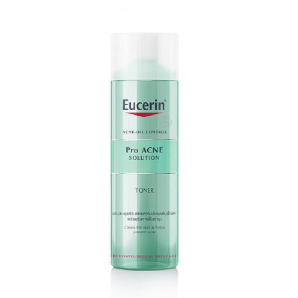 Eucerin Acne- Oil Control Proacne Solution Toner- Nước hoa hồng dành cho da dầu, mụn