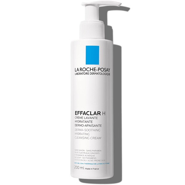 La Roche- Posay Effaclar H Derma- Soothing Hydrating Cleansing Cream- Sữa rửa mặt cấp ẩm cho da dầu mụn 
